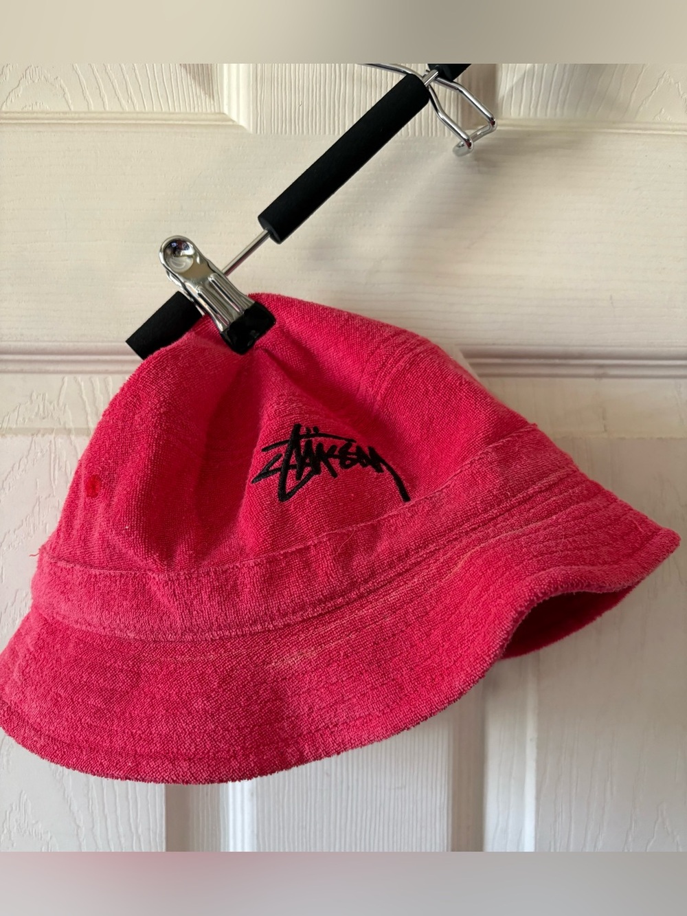 Stussy Towel Bucket Hat with Black Logo